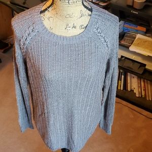 Pink Republic grey sweater size Large